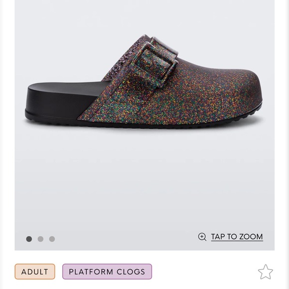 Melissa Shoes - Melissa Glitter Platform Clogs